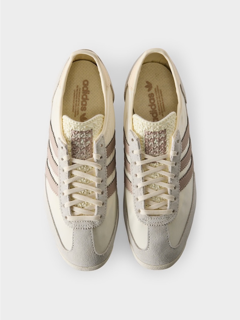 adidas Women's Cream and Taupe Sneakers